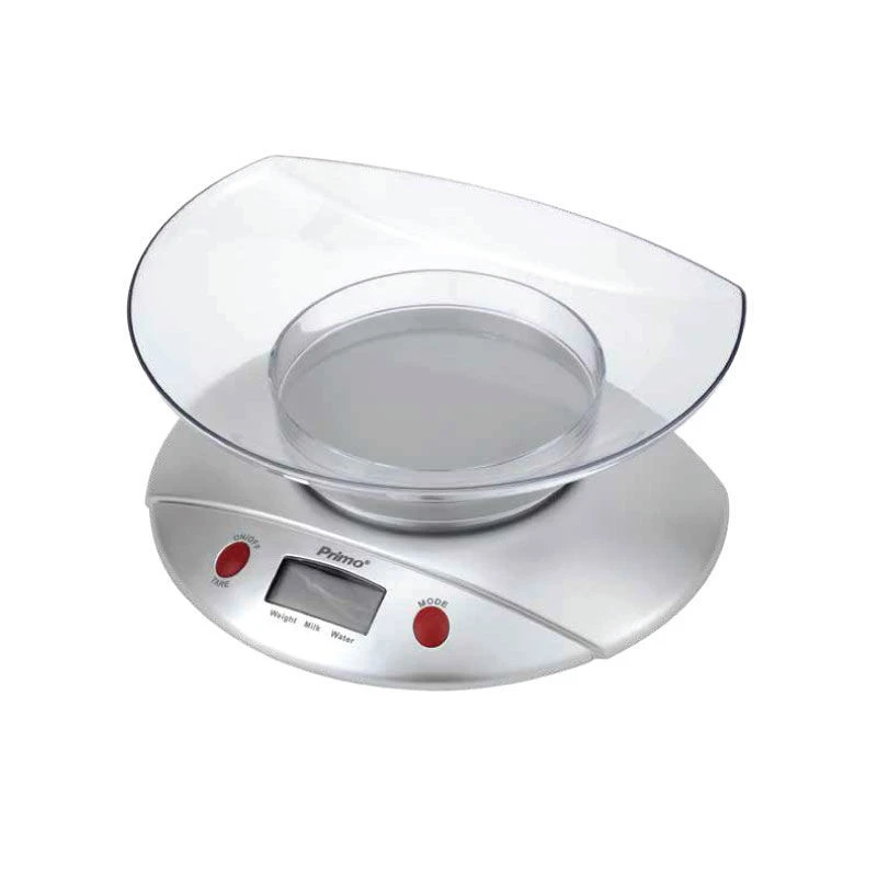 Primo Ζυγαριά Κουζίνας PRKS-40379 Primo Με Μπωλ 0.7L 5kg Silver