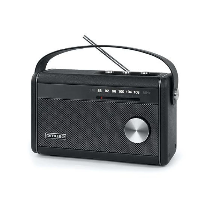 Muse M-098BT Bluetooth Μαύρο Ραδιόφωνο Μπαταρίας-Ρεύματος