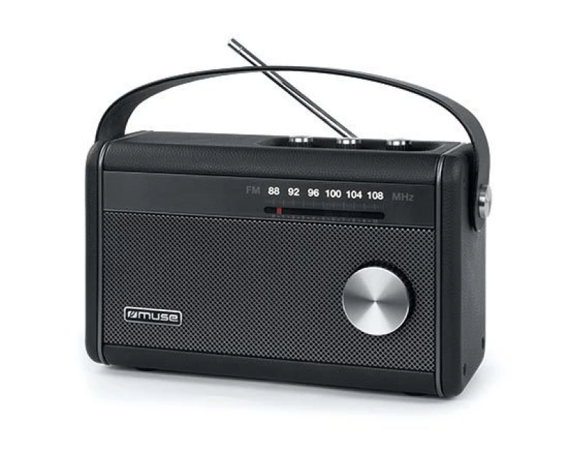 Muse Ραδιόφωνο M-098BT MUSE Μπαταρίας-Ρεύματος με Bluetooth Μαύρο