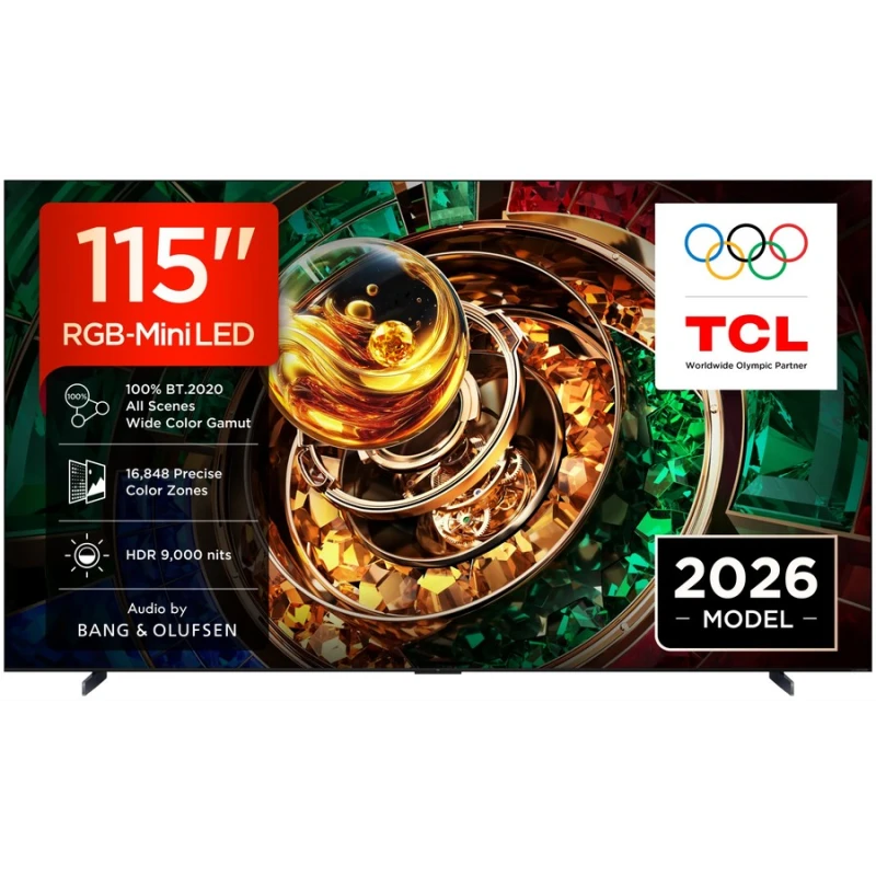 TCL 115RM9L 115'' UHD 4K RGB-Mini LED Smart TV Τηλεόραση