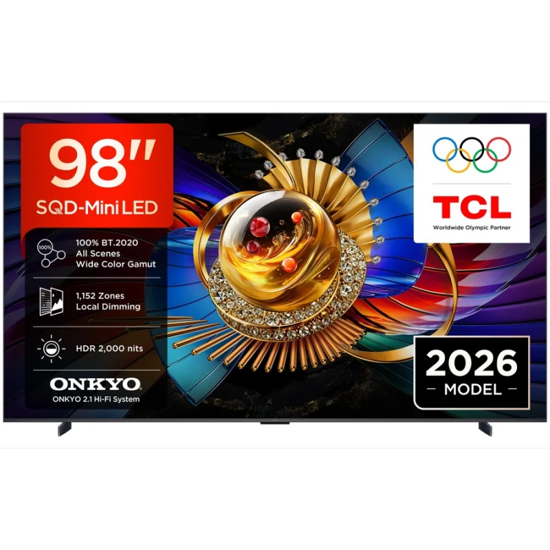 TCL 98Q7D PRO 98'' UHD 4K SQD-Mini LED Smart TV Τηλεόραση