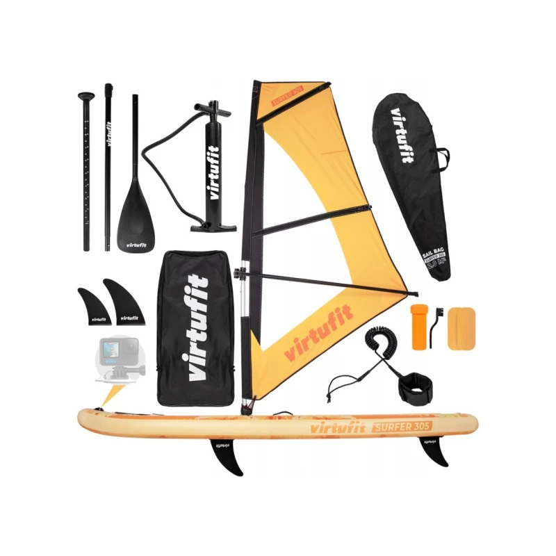 Virtufit Supboard Surfer 305 Orange Φουσκωτό SUP (VFW06082)