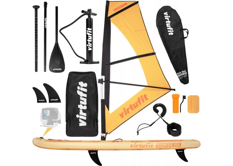 Virtufit Supboard Surfer 305 Orange Φουσκωτό SUP (VFW06082)