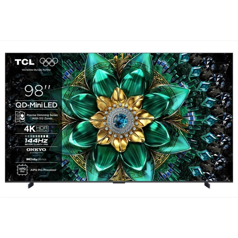 TCL 98Q6C 98'' UHD 4K SQD-Mini LED Smart TV Τηλεόραση