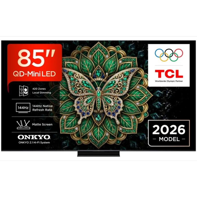 TCL 85C6K Pro 85'' UHD 4K QD-Mini LED Smart TV Τηλεόραση