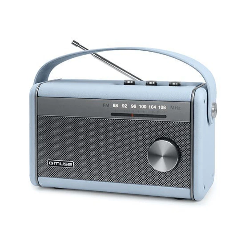 Muse Ραδιόφωνο M-098VB MUSE Μπαταρίας-Ρεύματος με Bluetooth Μπλε