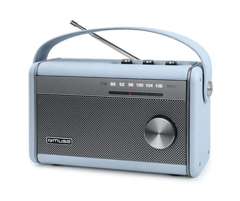 Muse Ραδιόφωνο M-098VB MUSE Μπαταρίας-Ρεύματος με Bluetooth Μπλε