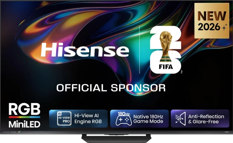Hisense 55UR8S 55'' RGB MiniLED SmartTV 4K 180Hz Τηλεόραση