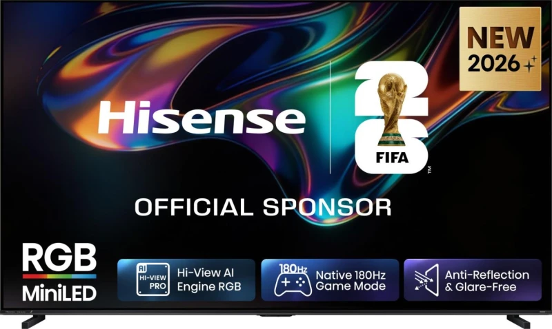 Hisense 100UR8S 100'' RGB MiniLED SmartTV 4K 180Hz Τηλεόραση