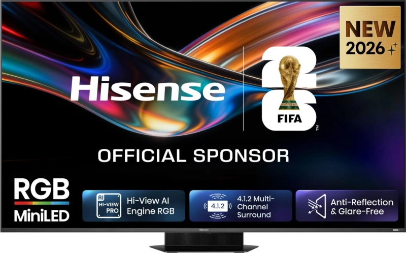 Hisense 85UR9S 85'' RGB MiniLED SmartTV 4K 180Hz Τηλεόραση