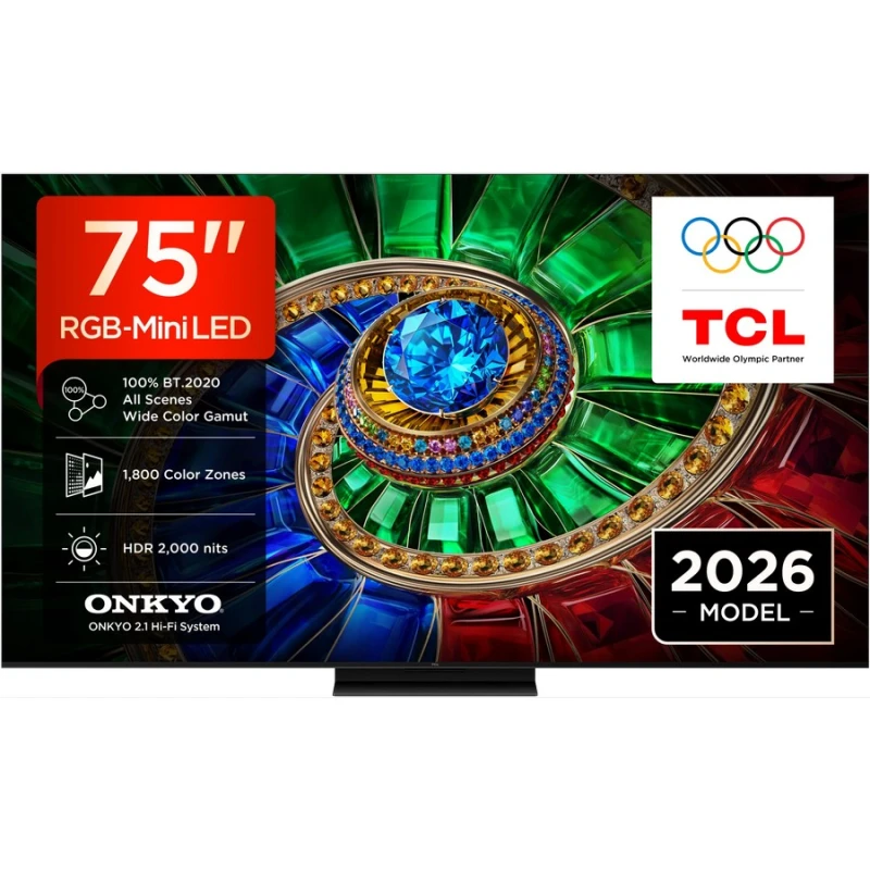TCL 75RM7L 75'' 4K RGB-Mini LED Smart TV Τηλεόραση