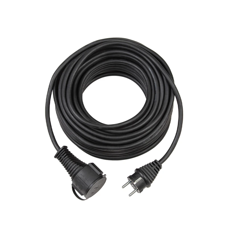 Brennenstuhl Μπαλαντέζα σούκο 5m H05RR-F 3G1.5 με καπάκι IP44 1161420 μαύρη (150183)
