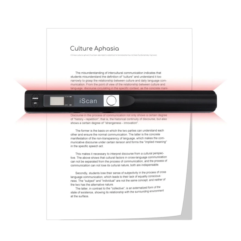 Clever Αυτόνομο φορητό έγχρωμο scanner (080009)