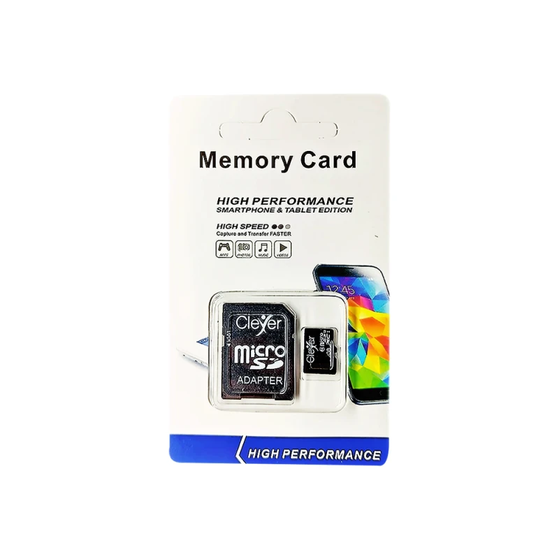 Clever Κάρτα μνήμης Micro SD 256 GB Class10 U3 με Ανάπτορα CLEVER (050100)