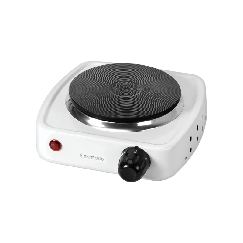 Dictro Lux Ηλεκτρική εστία μονή 500W με διάμετρο 10,5cm 619902 DICTRO LUX λευκή (060181)