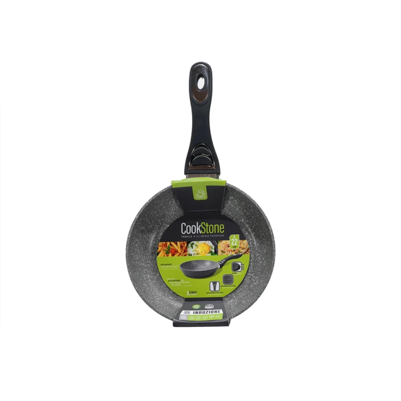 Gusto Casa Τηγάνι Αντικολλητικό 22cm COOKSTONE 652403 GUSTO CASA (060243)