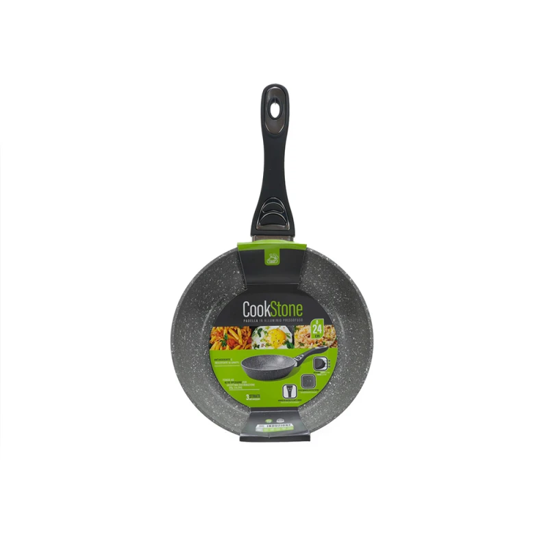 Gusto Casa Τηγάνι Αντικολλητικό 24cm COOKSTONE 652404 GUSTO CASA (060244)