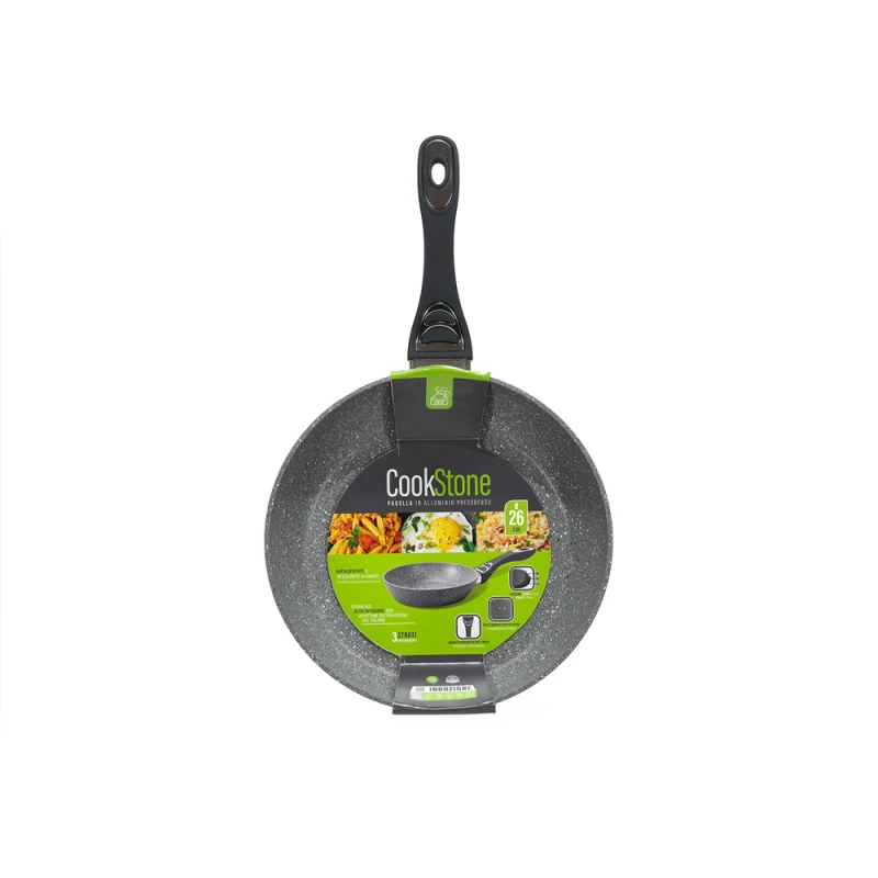 Gusto Casa Τηγάνι Αντικολλητικό 26cm COOKSTONE 652405 GUSTO CASA (060245)