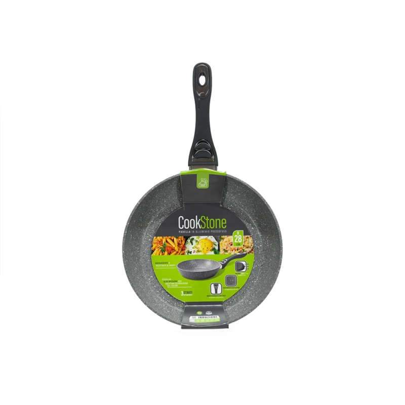 Gusto Casa Τηγάνι Αντικολλητικό 28cm COOKSTONE 652406 GUSTO CASA (060246)