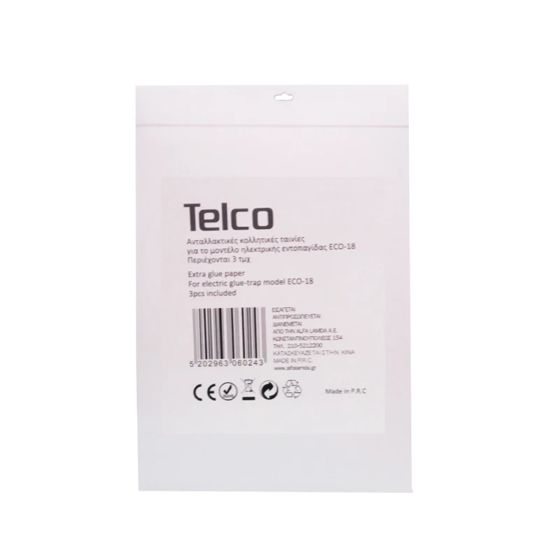Telco Αυτοκόλλητα χαρτιά με κόλλα για ECO-18 3ΤΜΧ (L06.024)