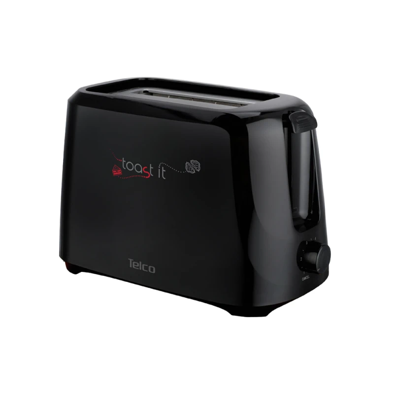 Telco Φρυγανιέρα 2 θέσεων 750W TS201 TELCO μαύρη (060156)