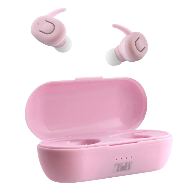 TnB Ακουστικά Bluetooth με θήκη φόρτισης EBDUDEPK (070026)