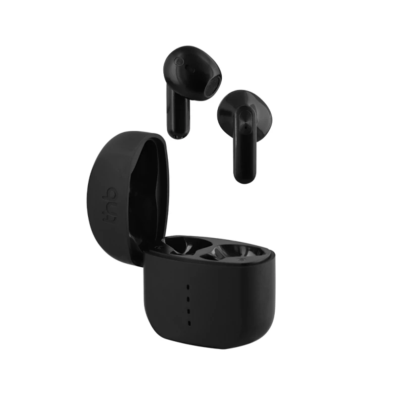 TnB Ακουστικά Bluetooth με θήκη φόρτισης EBZIPP2BK TNB μαύρα (070071)