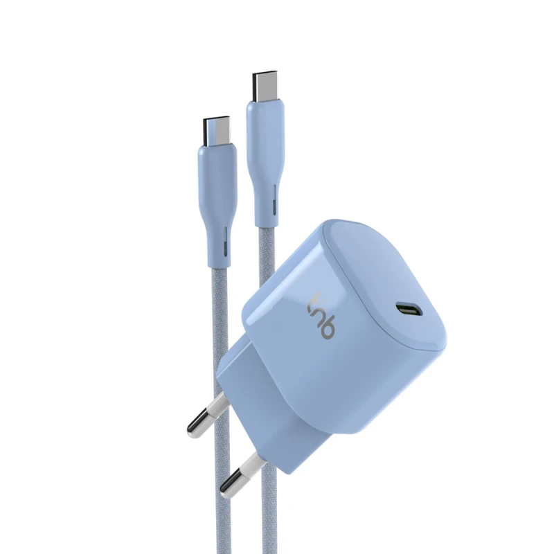 TnB Φορτιστής κινητών 30W USB-C CHPDTC30BL TNB μπλε (010075)