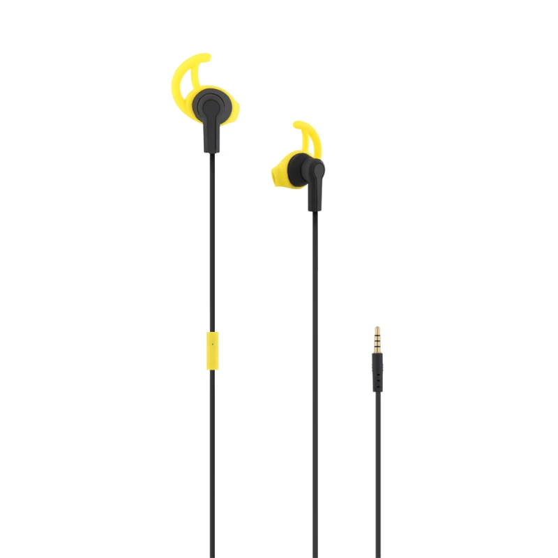 TnB Sport ακουστικά αδιάβροχα με μικρόφωνο και handsfree Κίτρινο ESSPRUNBK (070010)