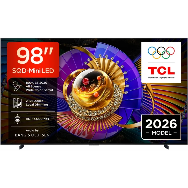 TCL 98C7L 98'' 4K Premium SQD-Mini LED Smart TV Τηλεόραση (2026)