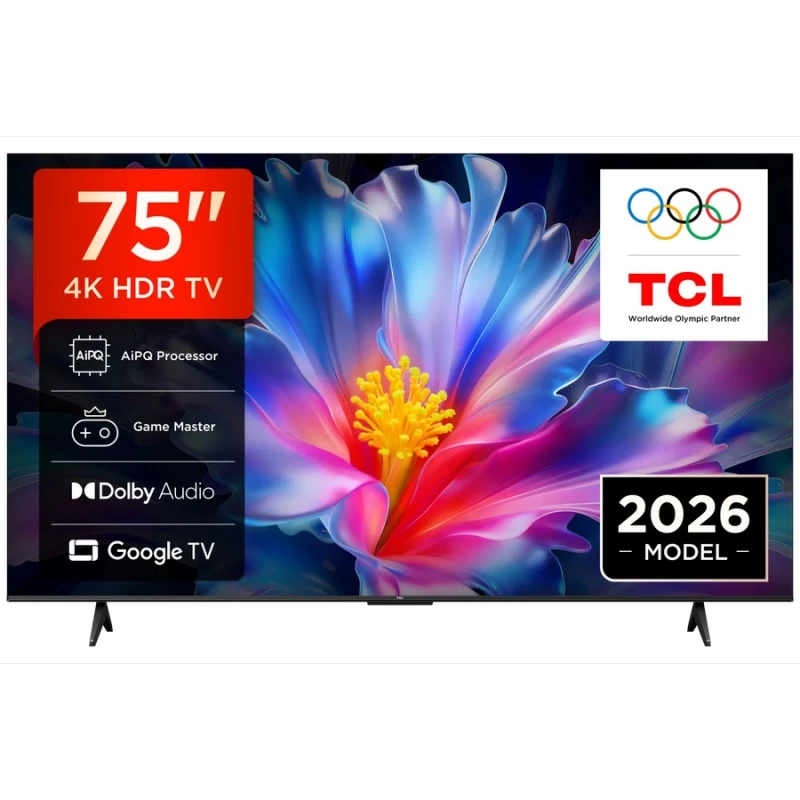 TCL 75P6L 75'' UHD 4K Smart TV Τηλεόραση