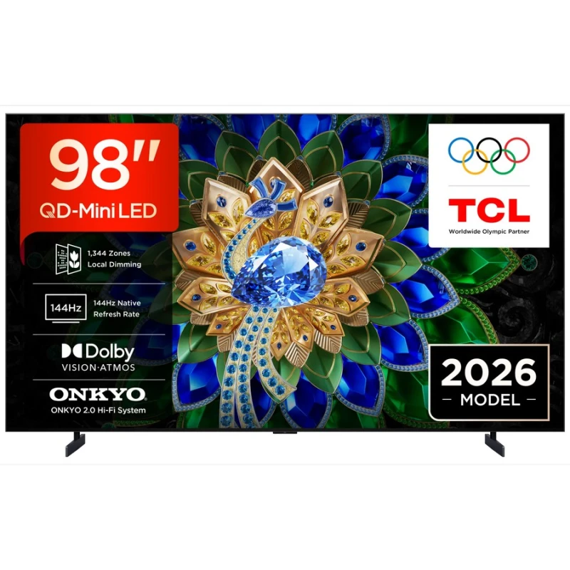 TCL 98A400U 98'' 4K QD-Mini Led Smart TV Τηλεόραση (2026)