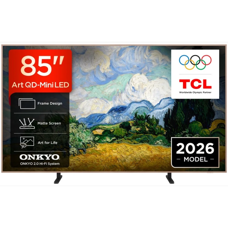 TCL 85A400 Pro ART 85'' 4K UHD QD-Mini Led NXTVISION Smart TV (2026)