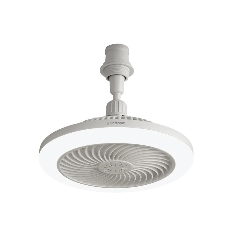 Dictro Lux Ανεμιστήρας οροφής με LED φως E27 25εκ 586128 DICTRO LUX Λευκός (180084)