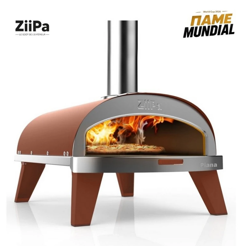 Ziipa Piana Terracotta Φουρνάκι Πέλετ για Πίτσα (ZiiPa22-003)