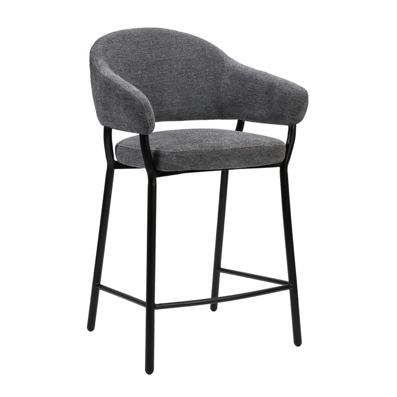 Varossi Σκαμπό Duke 65 Ύφασμα Γκρι 57 x 56 x 95 (200-133)