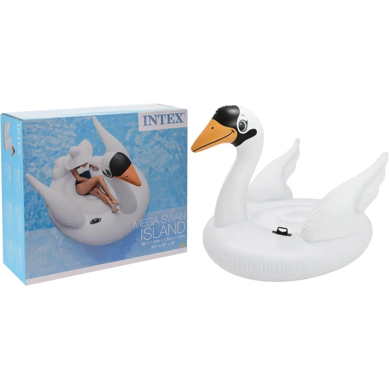 Intex Φουσκωτά & Στρώματα Θαλάσσης Air Mattress Mega Swan I03400130 (367200003)