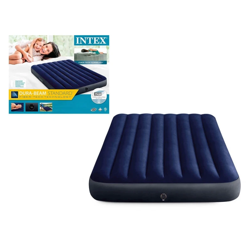 Intex Στρώματα Ύπνου Φουσκωτά Στρωμα Φουσκωτο 137x191x25cm I03403200 (363100003)