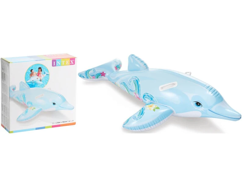 Intex Dolphin Ride-on 175cm Φουσκωτό Θαλάσσης I03400500 (367200016)