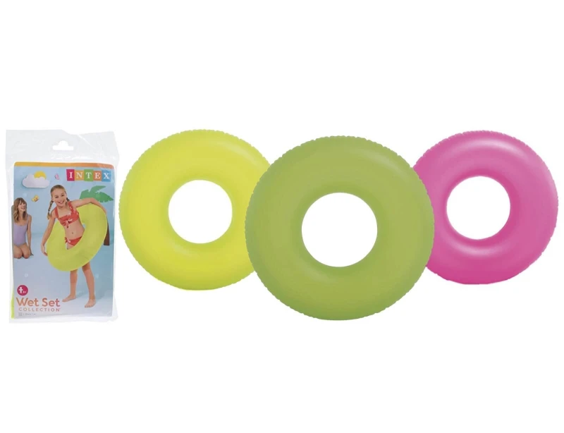 Intex Swim Ring Neon Colour 91cm Assorted Φουσκωτή Κουλούρα I03402390 (367200017)