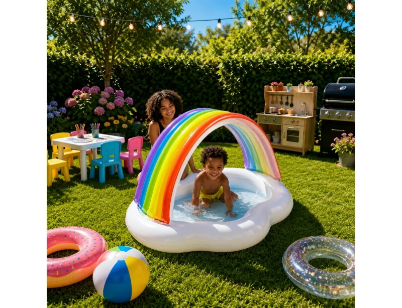 Intex Πισίνες Κήπου - Βεράντας Swimmng Pool Baby Rainbow I03402520 (367400017)