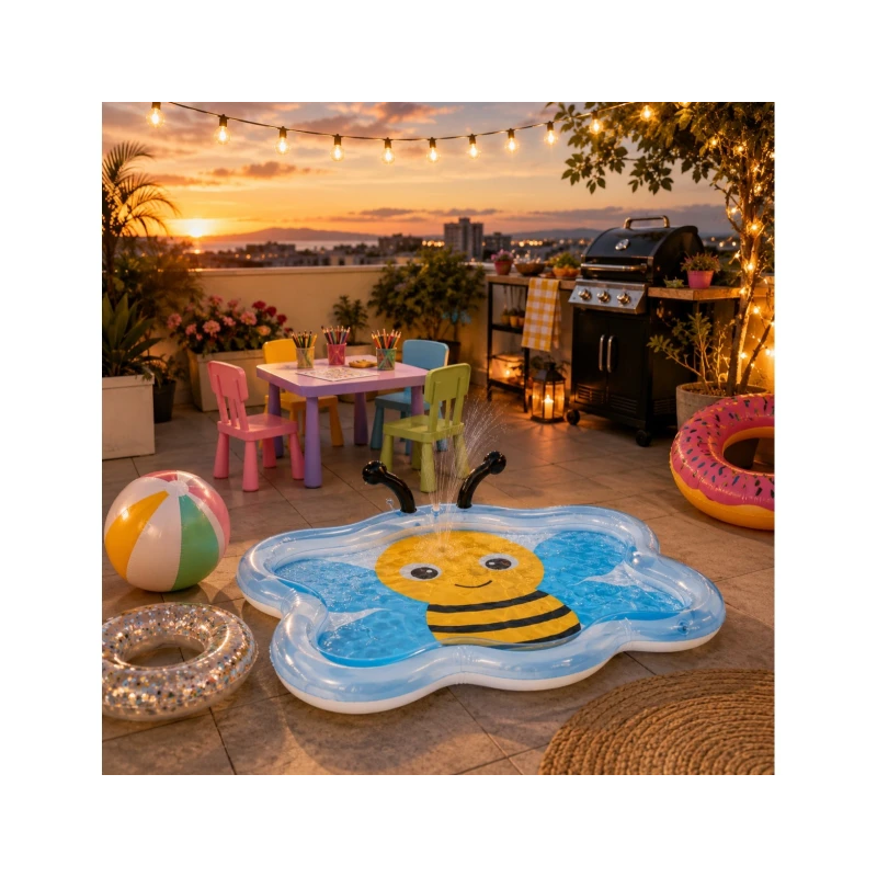 Intex Πισίνες Κήπου - Βεράντας Πισινα Φουσκωτη Baby Bumbple Bee 127x102x28cm I034 (367400028)