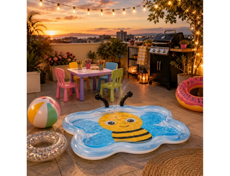 Intex Πισίνες Κήπου - Βεράντας Πισινα Φουσκωτη Baby Bumbple Bee 127x102x28cm I034 (367400028)