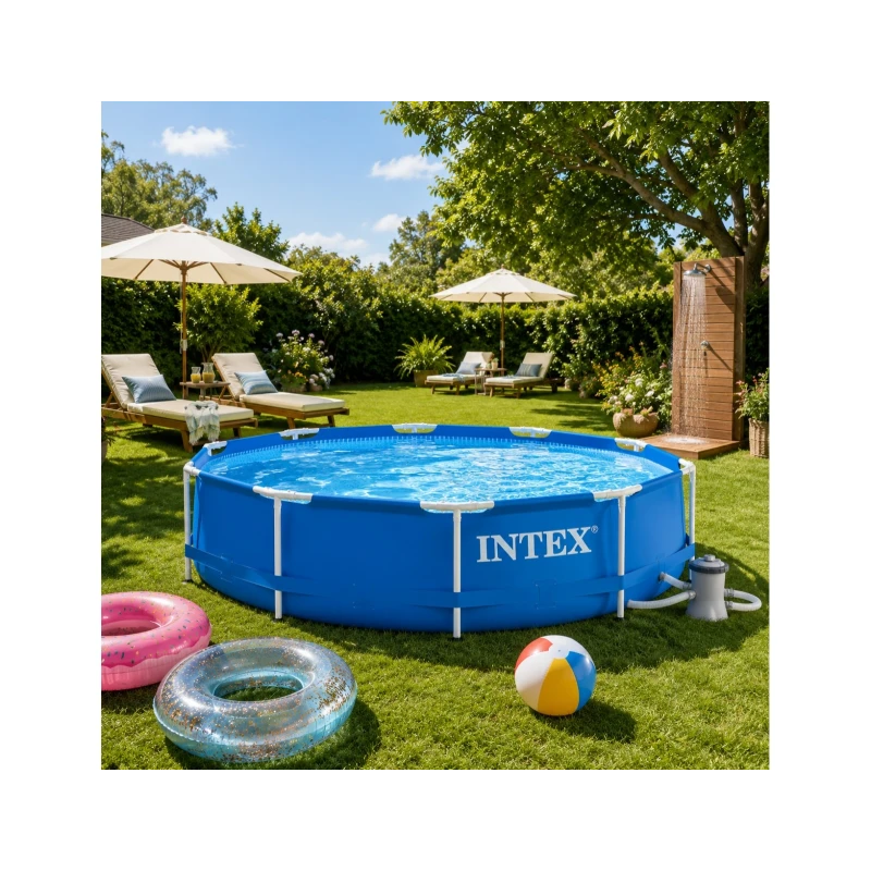 Intex Πισίνες Κήπου - Βεράντας Pool With Frame And Pump I03403910 (367400054)