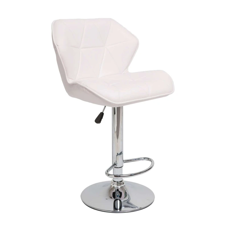 Varossi Σκαμπό Comfort Λευκό 53 x 52 x 91-111 (200-016)