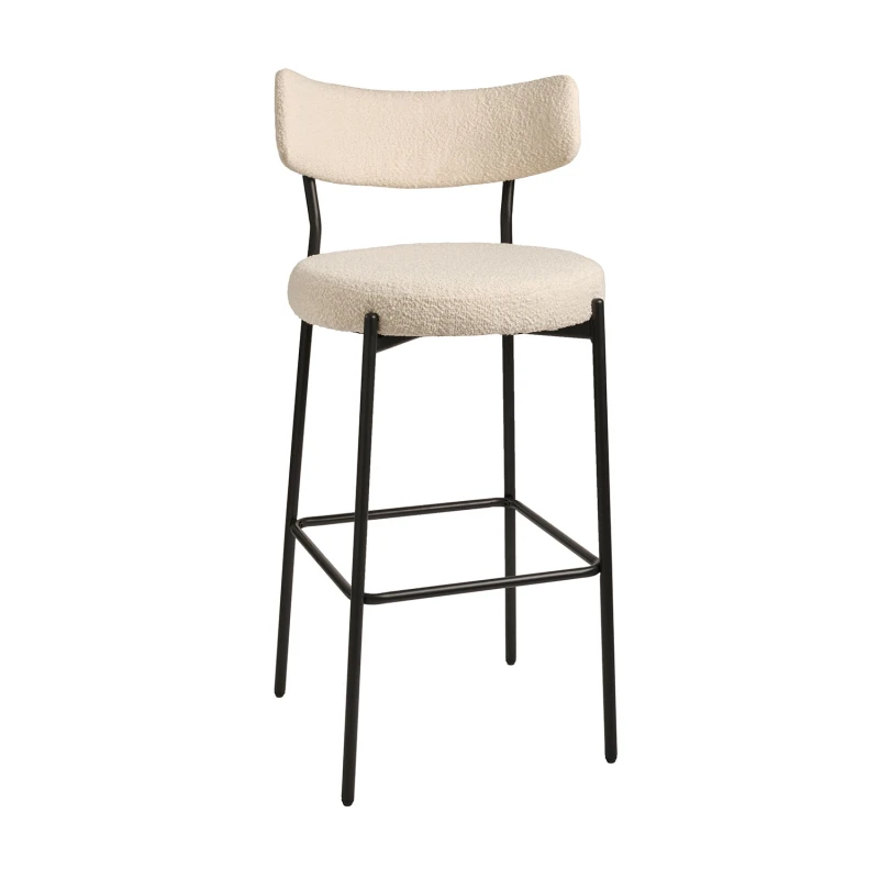 Varossi Σκαμπό Polo κρεμ 50 x 52 x 107 (200-113)