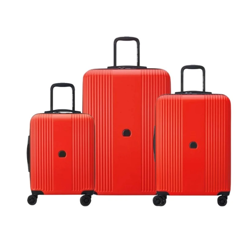 Delsey Τσάντες & Βαλίτσες Ταξιδιού Delsey Set 3 Trolley Ophelie Red (367000044)