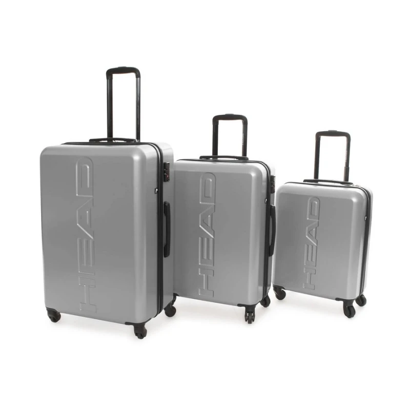 Head Τσάντες & Βαλίτσες Ταξιδιού Head Set Of 3 Trolleys (105l, 72l & 38l) Silver (367000098)
