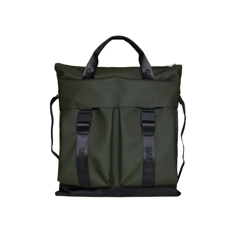 Rains Τσάντα Ώμου Trail Tote W3 Rains - 12l - Πράσινο (367000164)