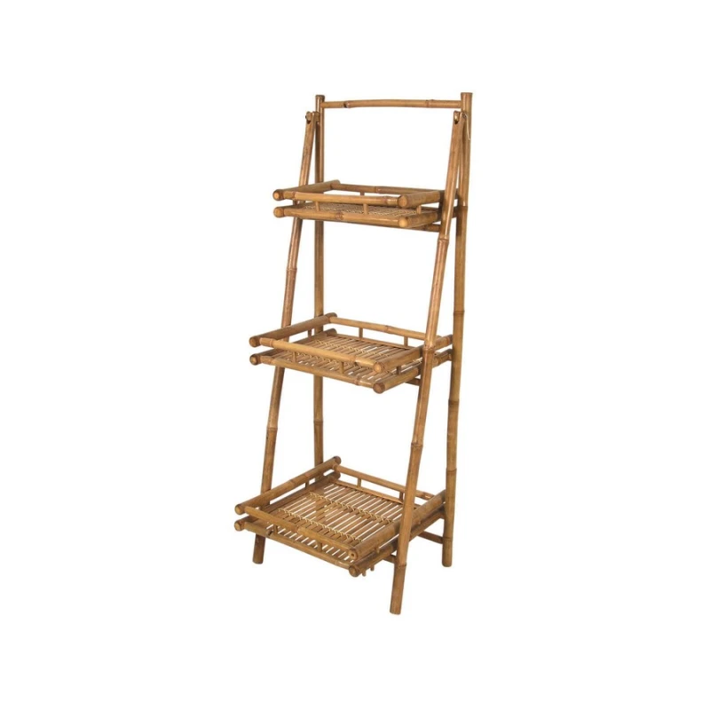 Lesli Living Έπιπλα Μπαμπού Etagere Bamboo Lesli Living 41291 (364600103)